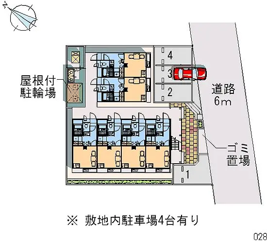 越谷市伊原２丁目 月極駐車場